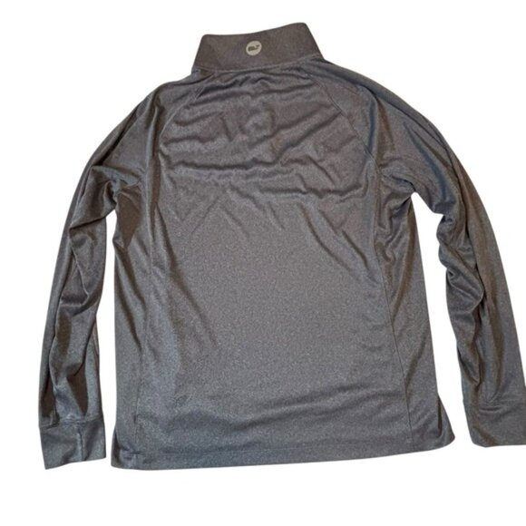 Vineyard Vines Performance Pullover Quarter Zip Lightweight Men Medium Blue Gray - Picture 5 of 11